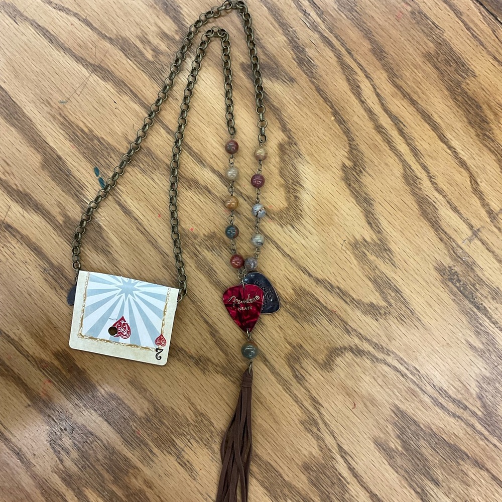 Authentic Fender Pick Necklace